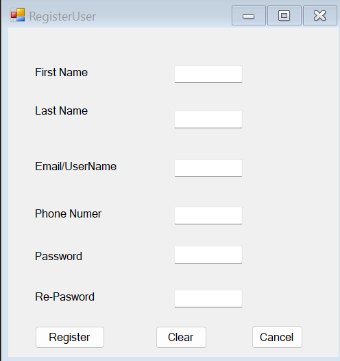 Register User